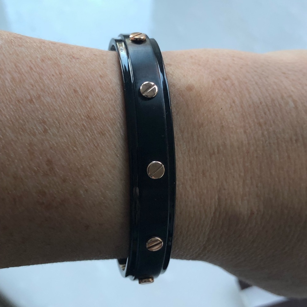 Henri Bendel Black Cuff Bracelet. NWT